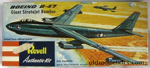 Revell 1/112 Boeing B-47 Giant Stratojet Bomber 'Tall' Pre 'S' Issue, H206-98 plastic model kit